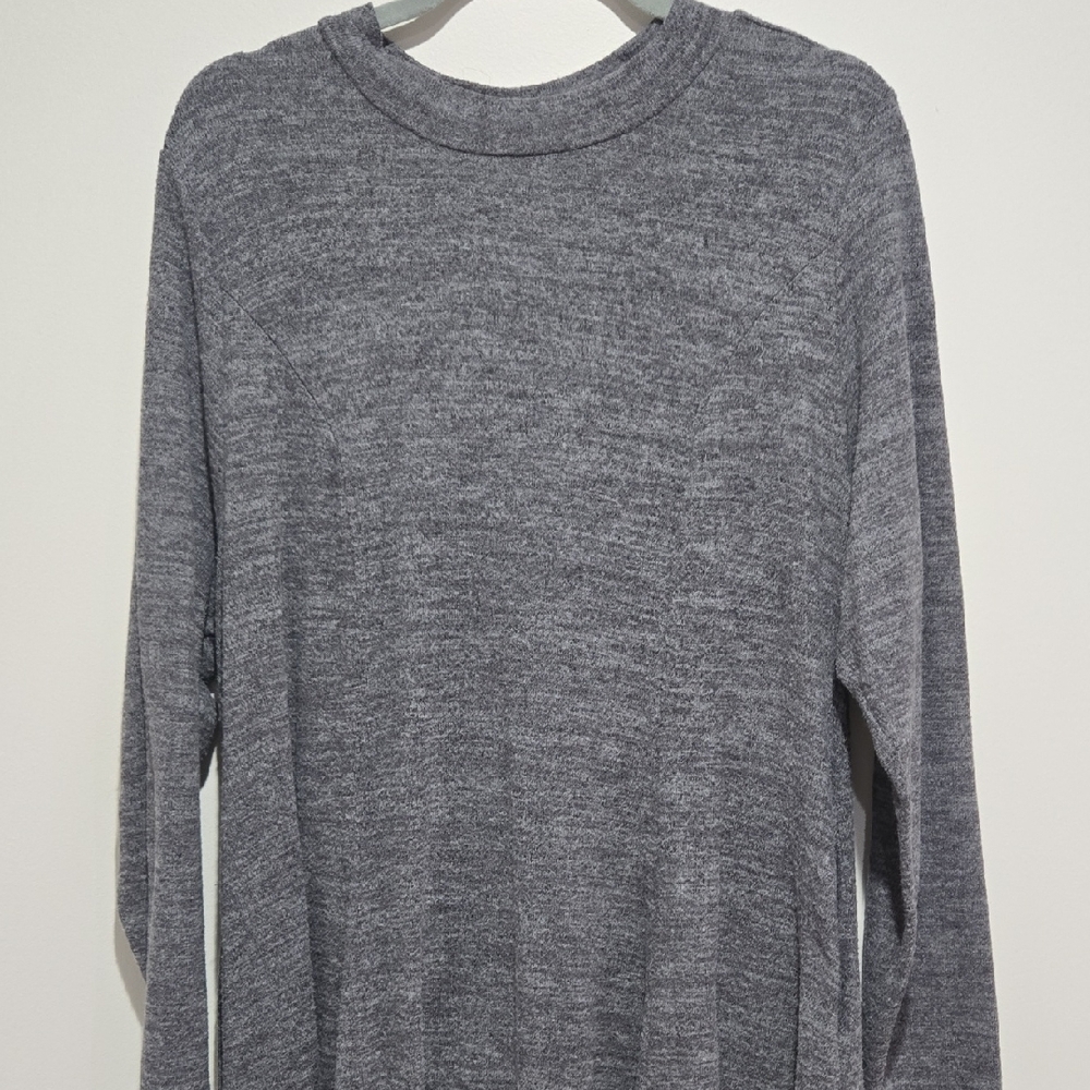Women's Gray Long Sleeve Plush Dress - Torrid sz 2